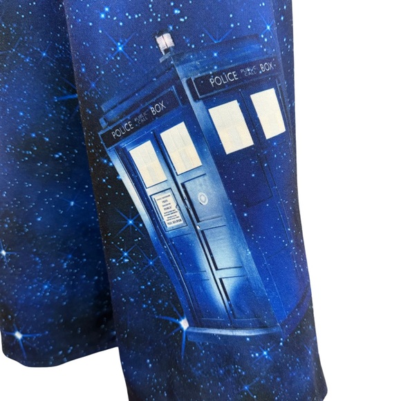 Doctor Who Galaxy TARDIS Dress -Large great condition- like new - Picture 4 of 12